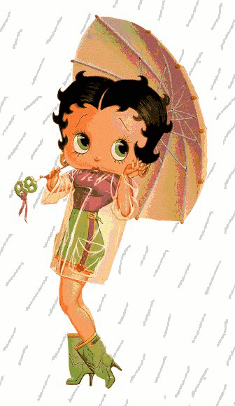 Betty sous la pluie