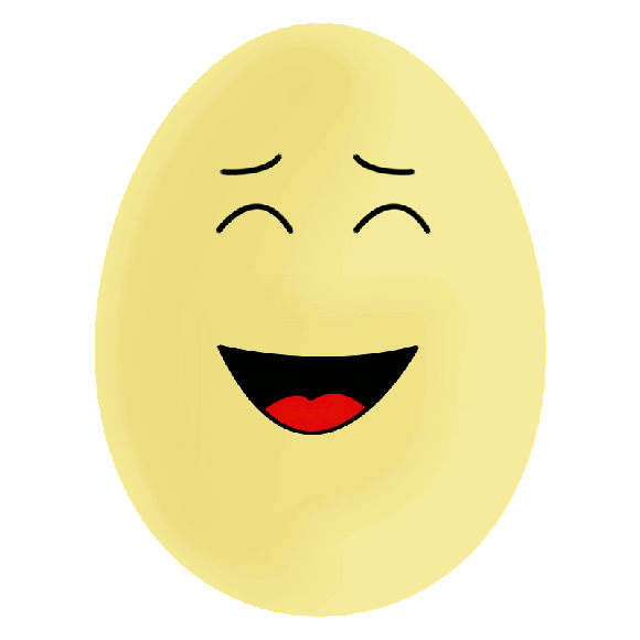 oeuf qui rigole