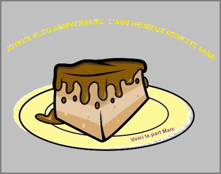 Gateau Cadeau des 6 ans de blog de Reinette