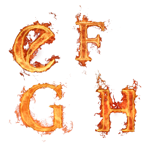 Alphabet Feu Alphabet Feu